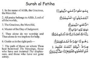 Overview of Surah Al-Fatiha