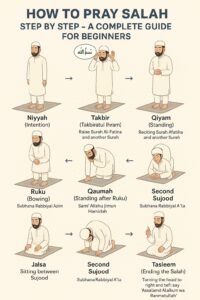 How to Pray Salah A Step-by-Step Guide to One Rak'ah
